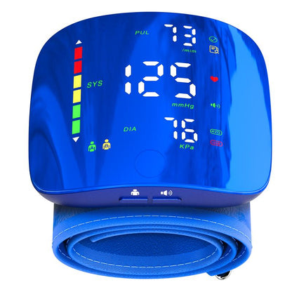 Ziqing Wrist Blood Pressure Monitor Led Display, Touch Screen Wrist Blood Pressure Cuff 99X2 Reading Memory Wrist Bp Monitor with Carrying Case Health Monitoring